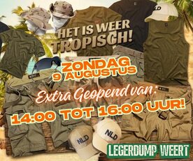 zondag 9 augustus open