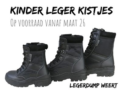 kinder legerkistjes