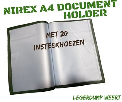 a4 nirex holder