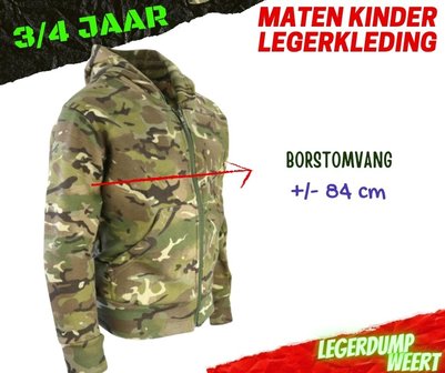 KINDER LEGERKLEDING