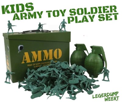 Kids Army Toy Soldier Play Set