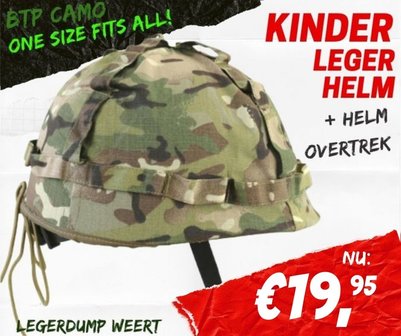 kinder legerhelm 