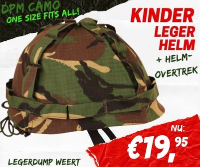 kinder legerhelm