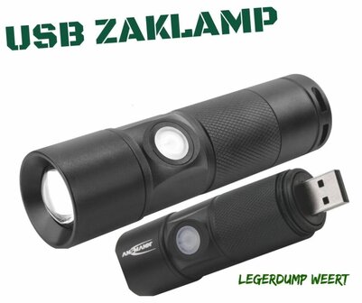 usb zaklamp