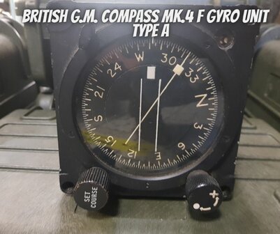 British G.M. Compass MK.4 F Gyro unit Type A