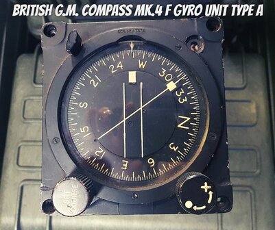 British G.M. Compass MK.4 F Gyro unit Type A