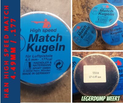 .4.49&nbsp;H&amp;N High Speed Match Kugeln 1.77