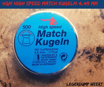 .4.49&nbsp;H&amp;N High Speed Match Kugeln 1.77