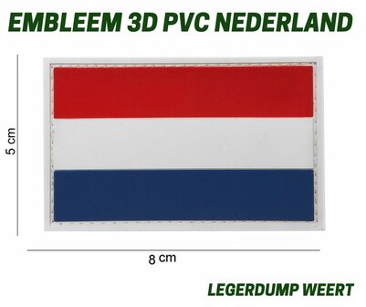 Embleem 3D PVC Nederland