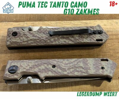 Puma Tec Tanto Camo G10 Zakmes