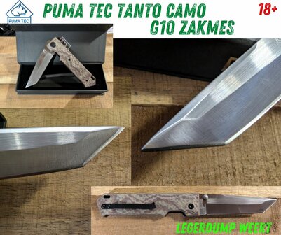 Puma Tec Tanto Camo G10 Zakmes