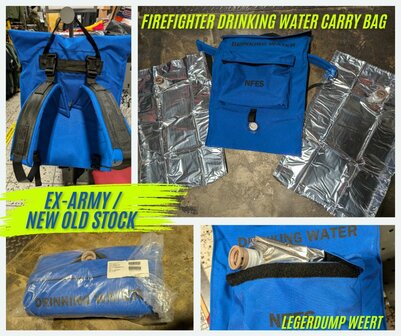 FIREFIGHTER DRINKING WATER CARRY BAG