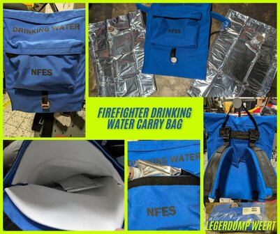 FIREFIGHTER DRINKING WATER CARRY BAG