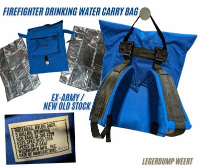 FIREFIGHTER DRINKING WATER CARRY BAG
