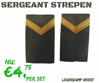sergant strepen 