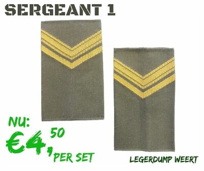 Sergeant 1 strepen 
