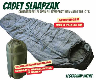 cadet slaapzak 