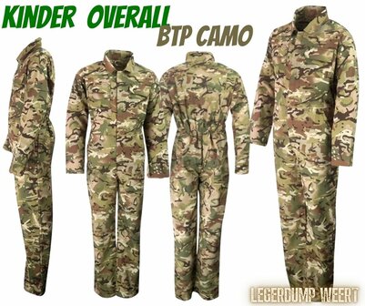 kinder camo overall