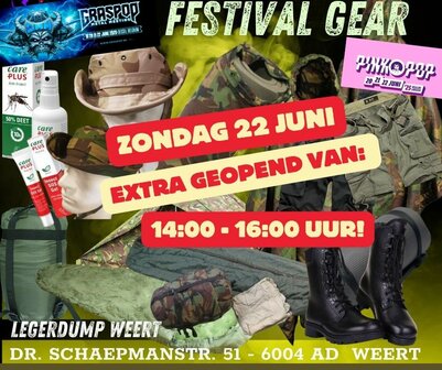 ZONDAG 22 JUNI OPEN 