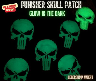 punisher glow in the dark patch 