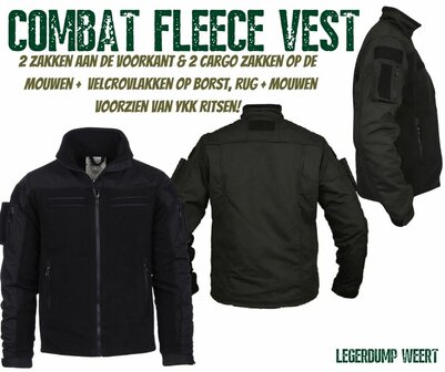 combat fleece vest 