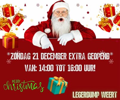 zondag 21 december open 