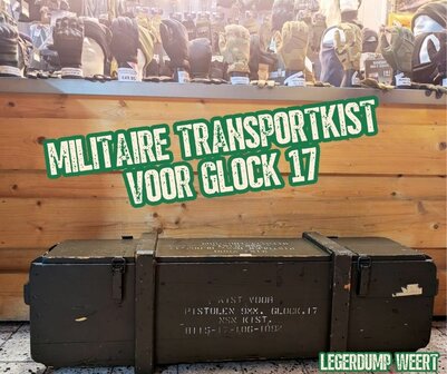 militaire transportkist voor Glock 17 pistolen,