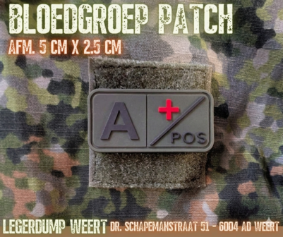 Bloedgroep Patch A+ POS