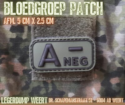 BLOEDGROEP PATCH