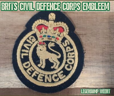 Brits Civil Defence Corps Embleem