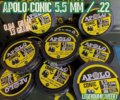 Apolo Conic 5,5 mm (.22)