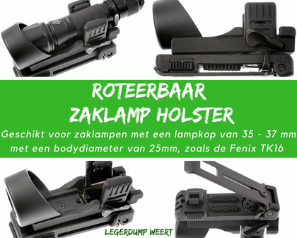 tk16 zaklamp holster