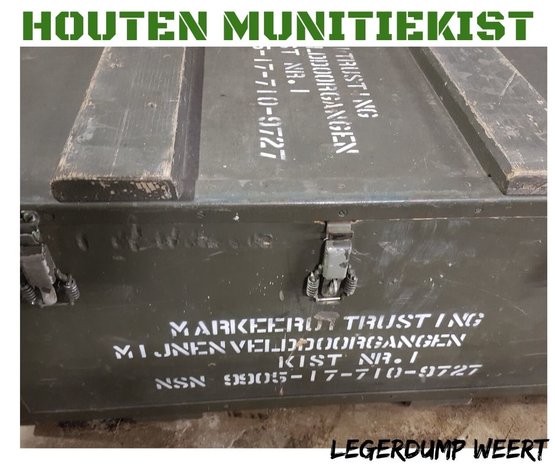 Houten munitiekist