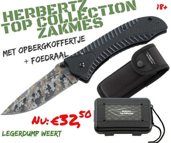 Herbertz Top Collection camo G10 zakmes