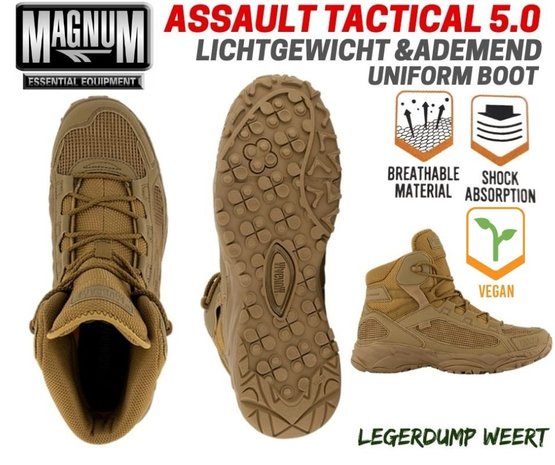 MAGNUM ASSAULT TACTICAL 5.0 vegan