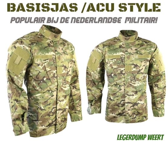 basisjas nieuwe camo