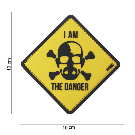 Embleem 3D PVC I am the danger