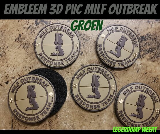 Embleem 3D PVC Milf Outbreak