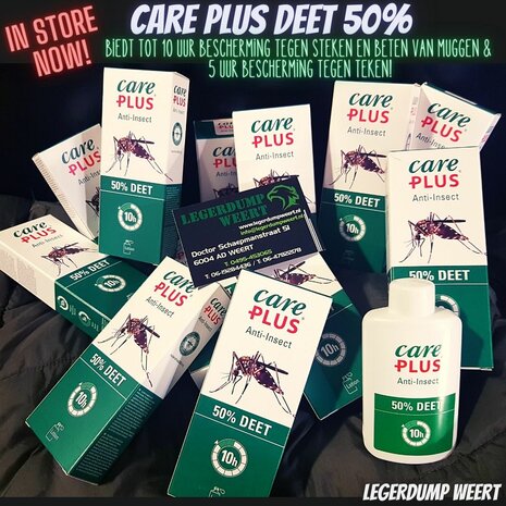 care plus deet 50%