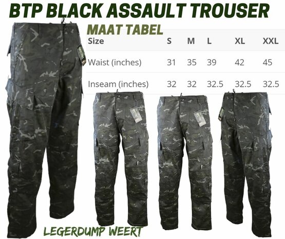 BTP BLACK TROUSERS 