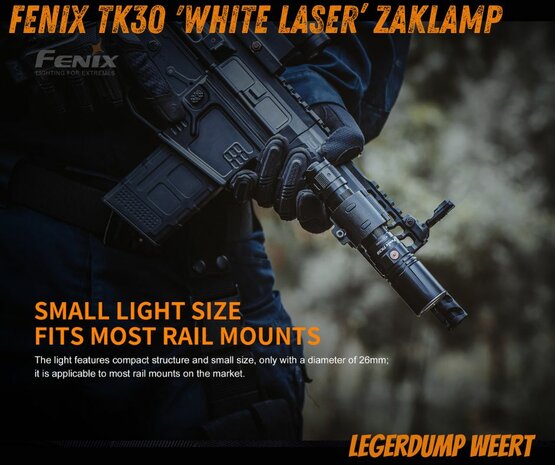 FenixFenix TK30 'White Laser’ zaklamp  TK30 'White Laser’ zaklamp 