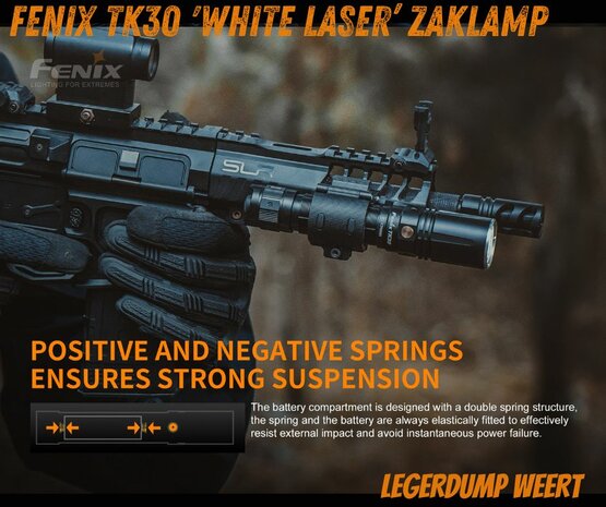 Fenix TK30 'White Laser’ zaklamp 