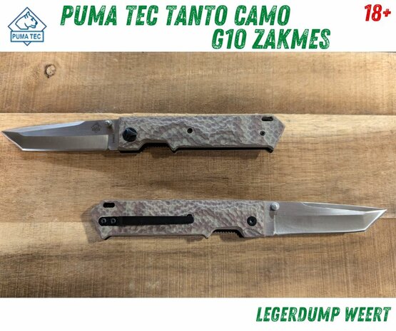 Puma Tec Tanto Camo G10 Zakmes