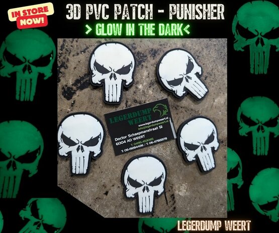 punisher glow in the dark patch 