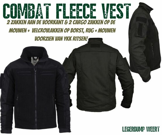 combat fleece vest 
