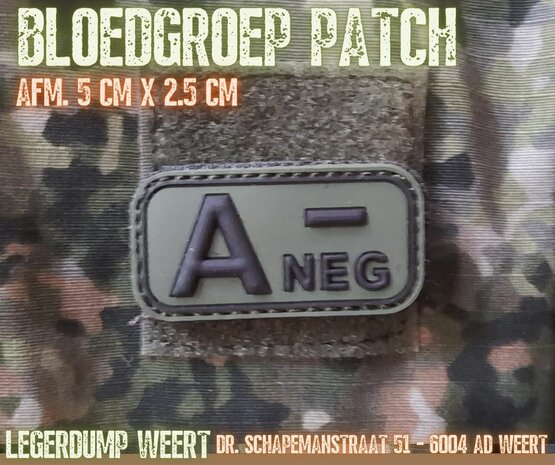 BLOEDGROEP PATCH