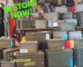 Stalen munitiekist landmacht 27cm x 8cm x 18cm