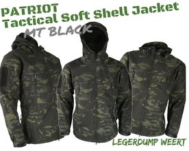 Soft shell jack - MT Black Camo 