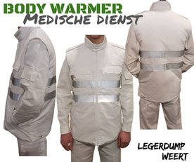 Bodywarmer Medische dienst met reflecterende strepen