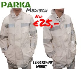 Parka medisch wit 